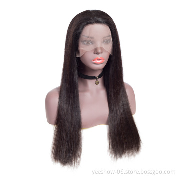 Wholesale Brazilian Hair  lace front Human Wigs virgin hair HD transparent full lace human hair wig for black women